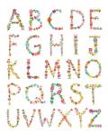 Floral Alphabet by Farida Zaman