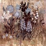 Floral Frenzy Blue III by Alan Hopfensperger