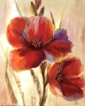 Flourescent Blooms I by Nan