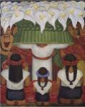 Flower Festival: Feast of Santa Anita, 1931 by Diego Rivera