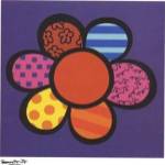 Flower Power III by Romero Britto