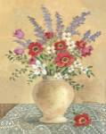 Flowers On Lace 2 by Betty Whiteaker