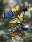 Flying Flowers by William Vanderdasson