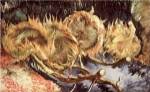 Four Withered Sunflowers, 1887 by Vincent van Gogh