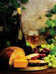 Fred Wood - Wine Club l Size 5x7 by Fred Wood
