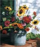 Freshly Cut Flowers by Gretchen Huber Warren