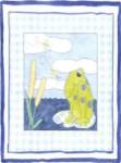 Frog with Plaid (PP) I by Megan Meagher