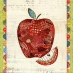 Fruit Collage I - Apple by Courtney Prahl