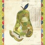 Fruit Collage III - Pear by Courtney Prahl