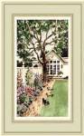 Fuana Contemplating Flora in the Hamptons by Mark Hampton