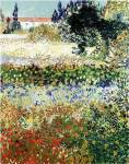 Garden in Bloom, Arles, 1888 by Vincent van Gogh