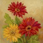 Gerber Daisies I by Barbara Mock