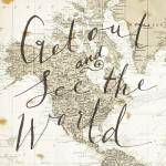 Get Out and See the World Square by Sara Zieve Miller