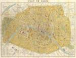 Gilded Map of Paris by Joannoo