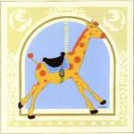 Giraffe Carousel by June Erica Vess