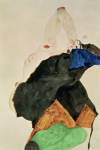 Girl With Elbow Raised, 1911 by Egon Schiele
