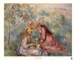 Girls Picking Flowers by Pierre-Auguste Renoir