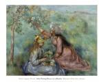 Girls Picking Flowers in a Meadow, c.1890 by Pierre-Auguste Renoir