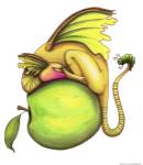 Golden Delicious-Dragon by Jennifer Nilsson