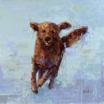 Golden Dog No.5 by Becky Kinkead