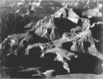 Grand Canyon close in panorama by Ansel Adams
