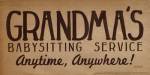 Grandma's Babysitting Service by Lauren Rader