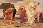 Greek Girls Picking up Pebbles by Frederic Leighton