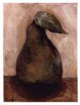 Green Pear On Beige by Nicole Etienne