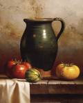 Green Pitcher, Heirlooms & Cloth by Loran Speck