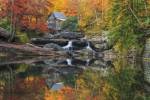 Grist Mill In The Fall by Galloimages Online