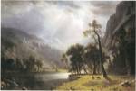 Half Dome, Yosemite Valley by Albert Bierstadt