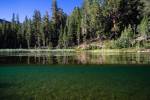 Half Water Half Land, Reflection of Trees in Walker River, California by Panoramic Images
