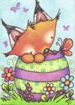 Happy Easter Little Fox by Jennifer Nilsson
