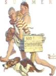 Hasty Retreat by Norman Rockwell