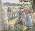 Haymakers, Evening, Eragny by Camille Jacob Pissarro