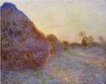 Haystacks by Claude Monet