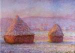 Haystacks '89 by Claude Monet
