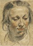 Head of a Woman by Jacob Jordaens