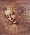 Head of a Young Woman with Tousled Hair by Leonardo da Vinci