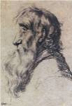 Head of an Old Man by Jacques De Gheyn