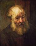 Head of an Old Man, c.1650 by Harmensz Van Rijn Rembrandt