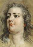 Head of King Louis XV by Francois Le Moyne
