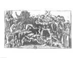 Hell, from 'The Divine Comedy' by Dante Alighieri (1265-1321) (engraving) (b/w photo) by Sandro Botticelli