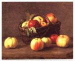Henri Fantin-latour - Pommes Dans un Panier Size 10x8 by Henri Fantin-Latour