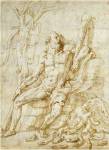 Hercules Resting after Killing the Hydra by Giulio Romano
