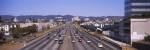 High angle view of cars on the road, 405 Freeway, City of Los Angeles, California, USA by Panoramic Images