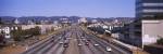 High angle view of cars on the road, 405 Freeway, City of Los Angeles, California, USA by Panoramic Images