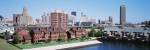 High Angle View Of City Buildings, Erie Basin Marina, Buffalo, New York State, USA by Panoramic Images