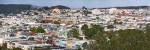 High angle view of colorful houses in a city, Richmond District, Laurel Heights, San Francisco, California, USA by Panoramic Images