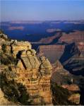 High angle view of rock formations, Grand Canyon National Park, Arizona, USA